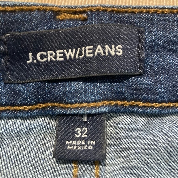J CREW Sz  32 Curvy Toothpick Medium Wash Jeans - Picture 8 of 13